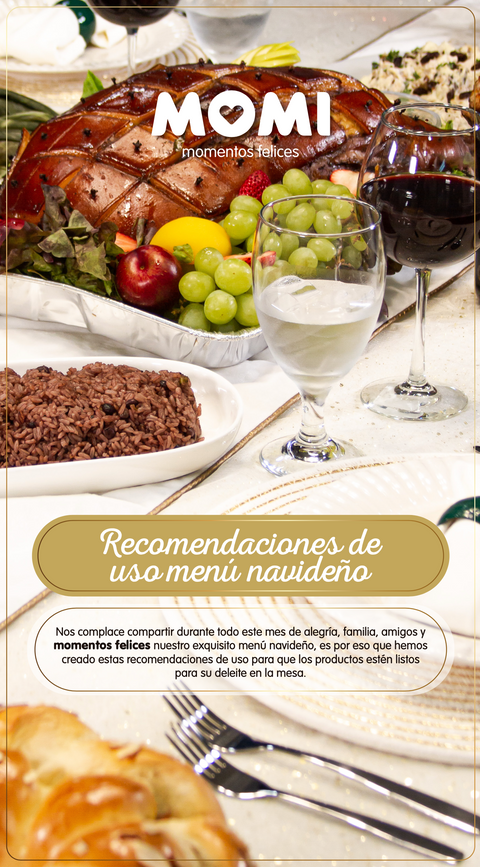 Recomendación menú Navidad