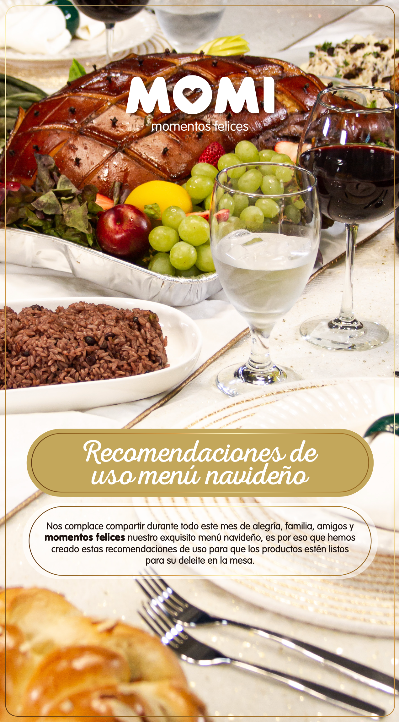 Recomendación menú Navidad