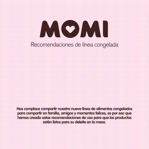 Manual de horneo comida congelada