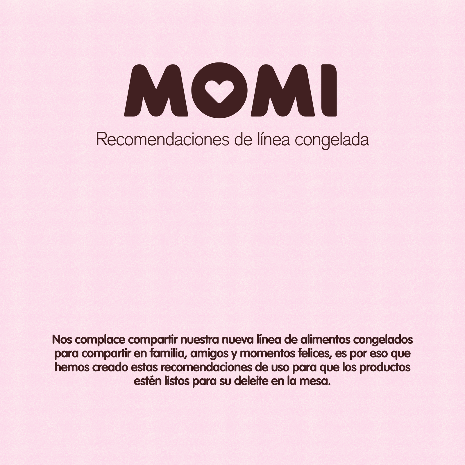 Manual de horneo comida congelada