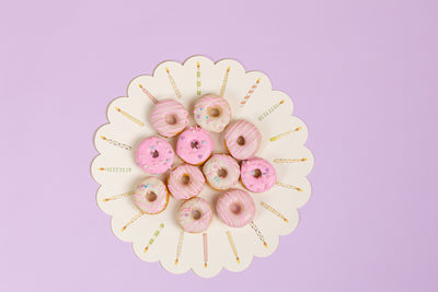 Bandeja de mini donuts