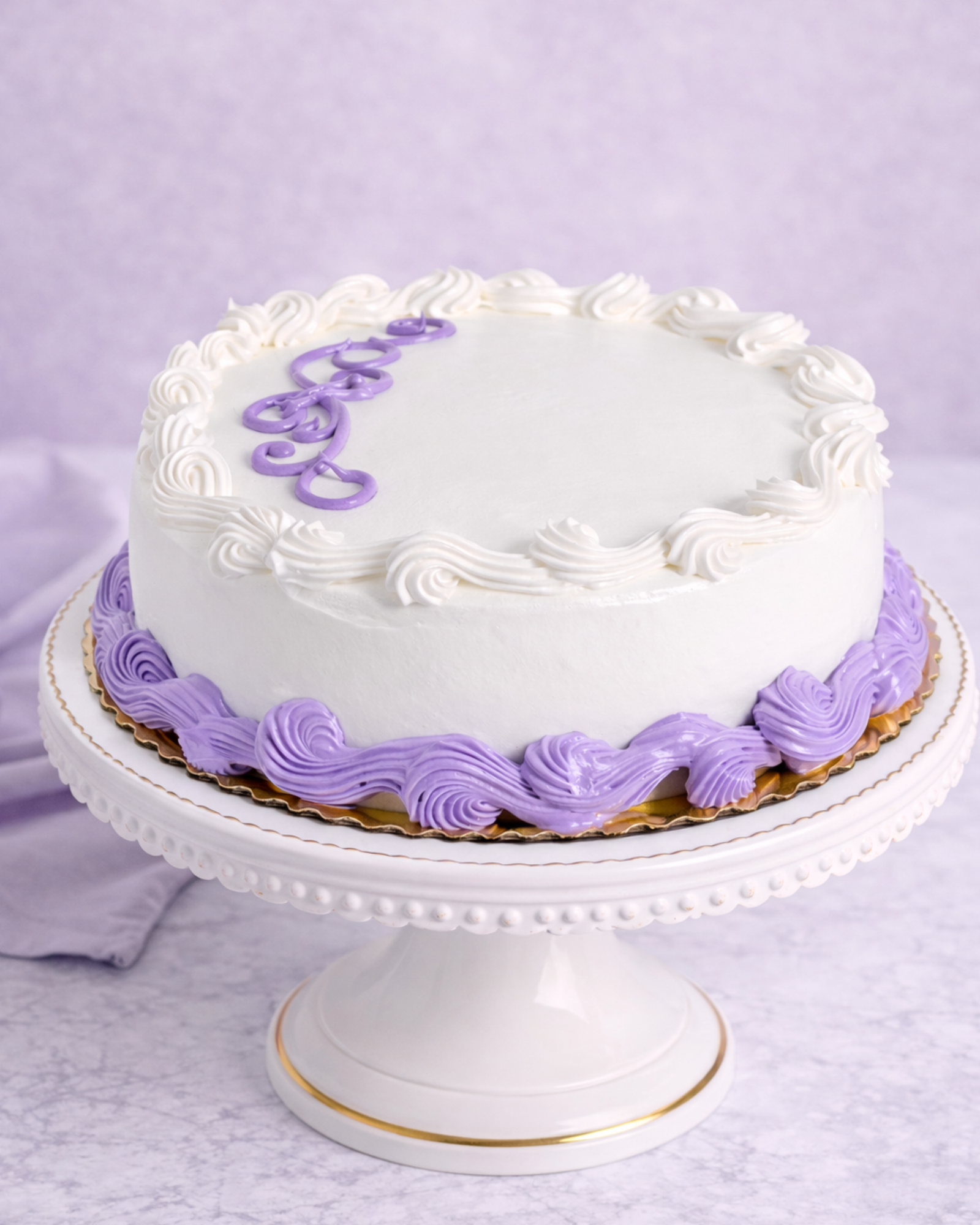 Cake vainilla tradicional lila 7¨