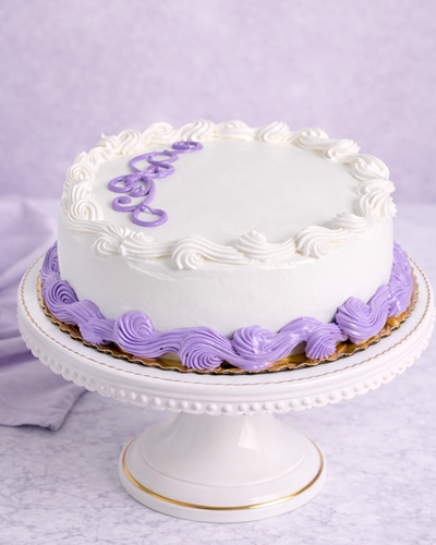 Cake vainilla tradicional lila 7"