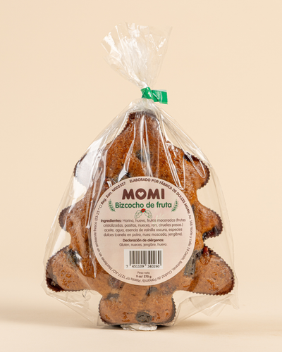 Dulce pino de frutas navideñas