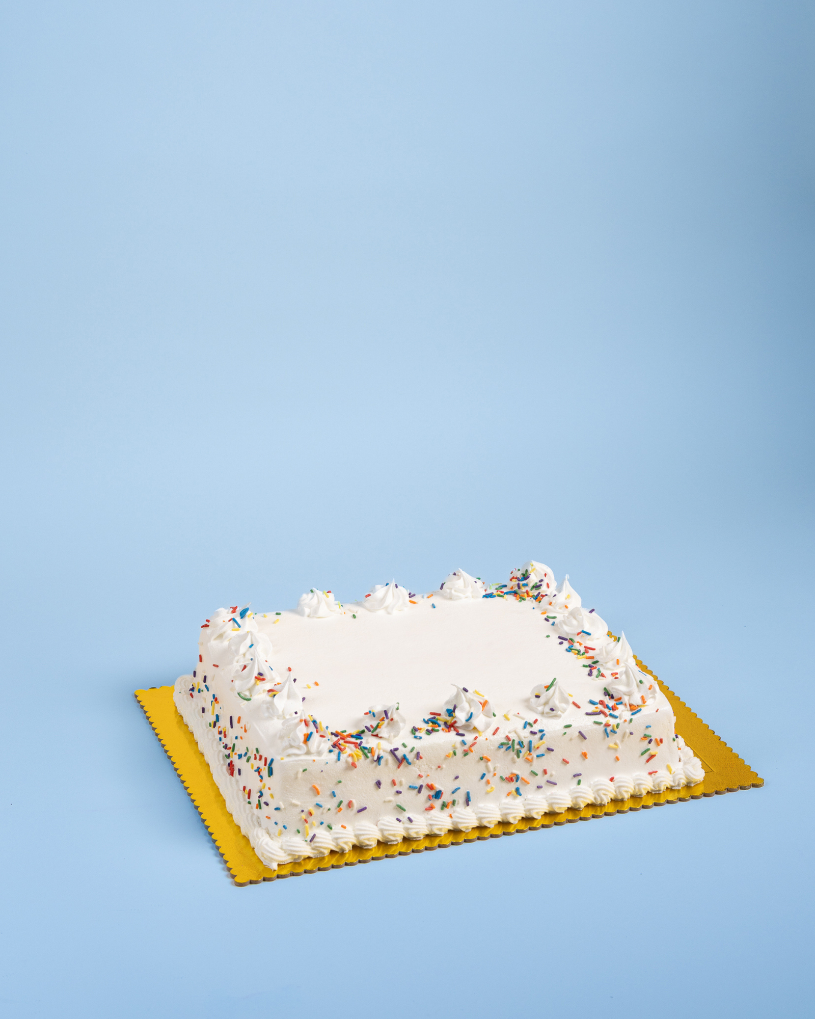 Cake Vainilla Tradicional Femenino (Plancha)