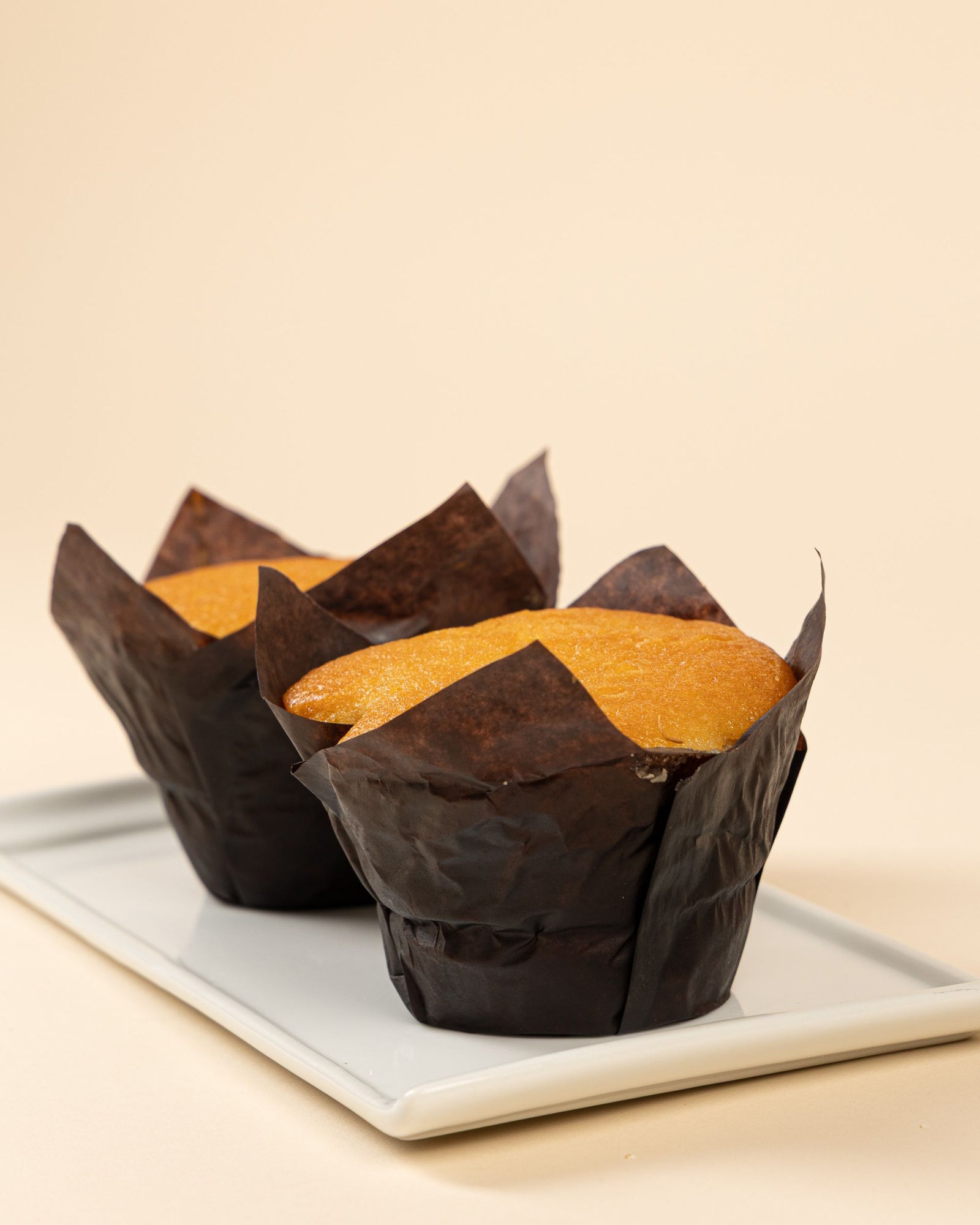 Muffins de vainilla con queso