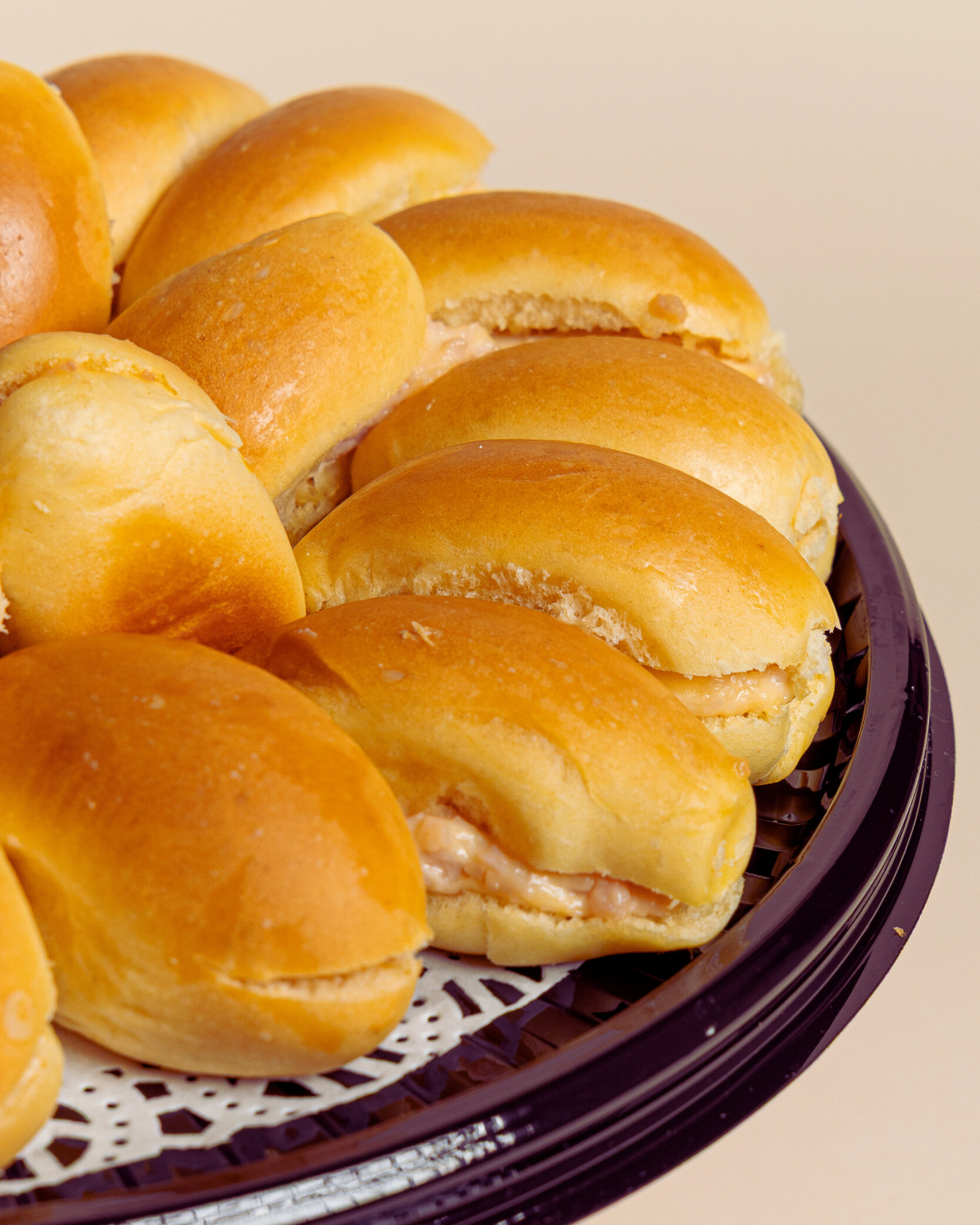 Bandeja de panecillos con dip (25 uds.)