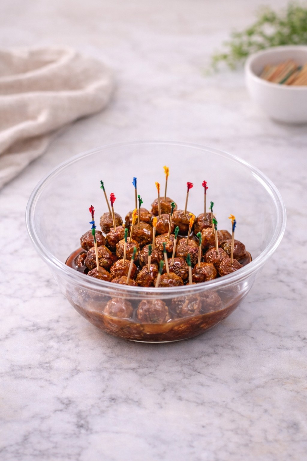 Bandeja de Bolitas de Carne al Vino (25 uds.)