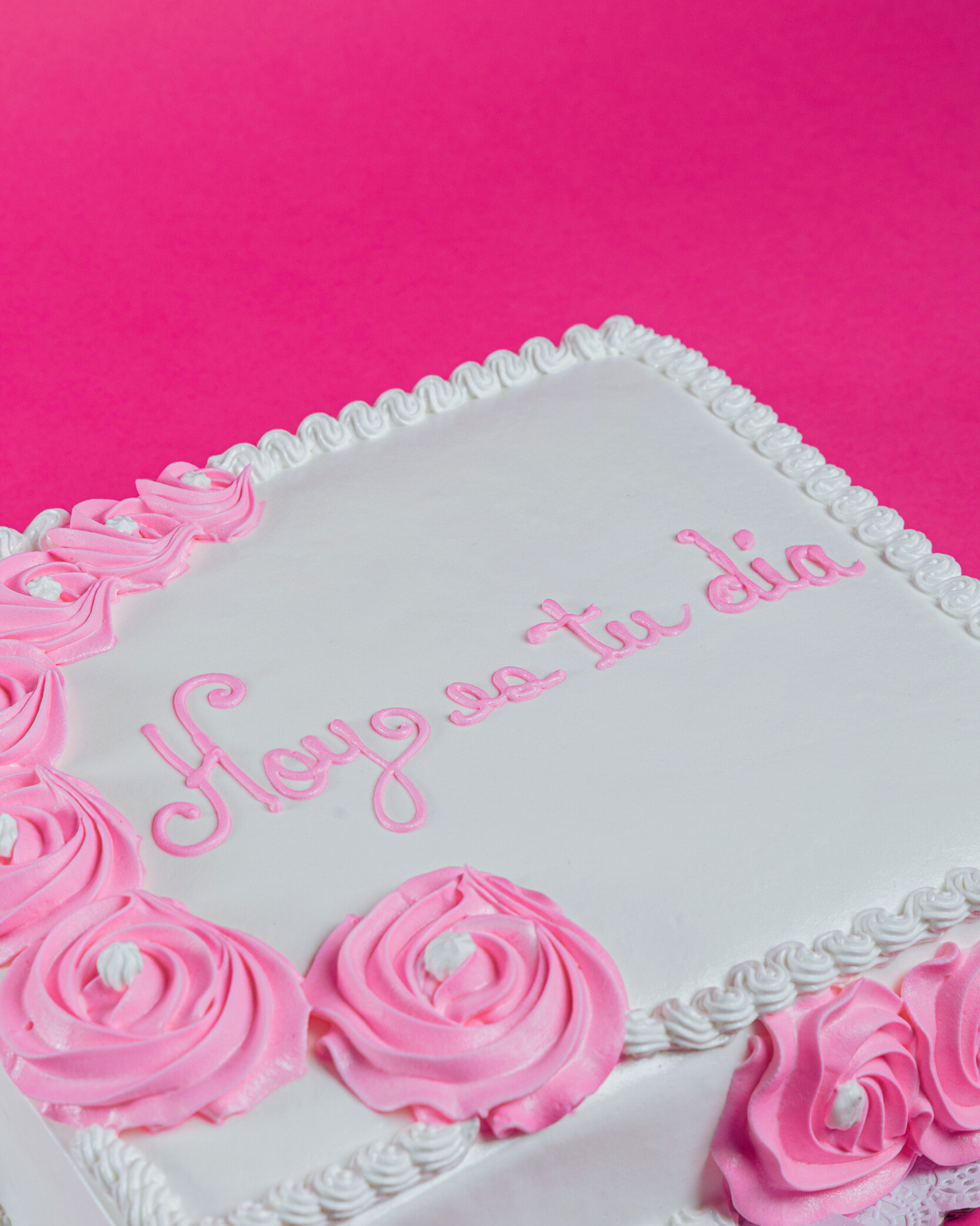 Cake Vainilla Tradicional Femenino (Plancha)