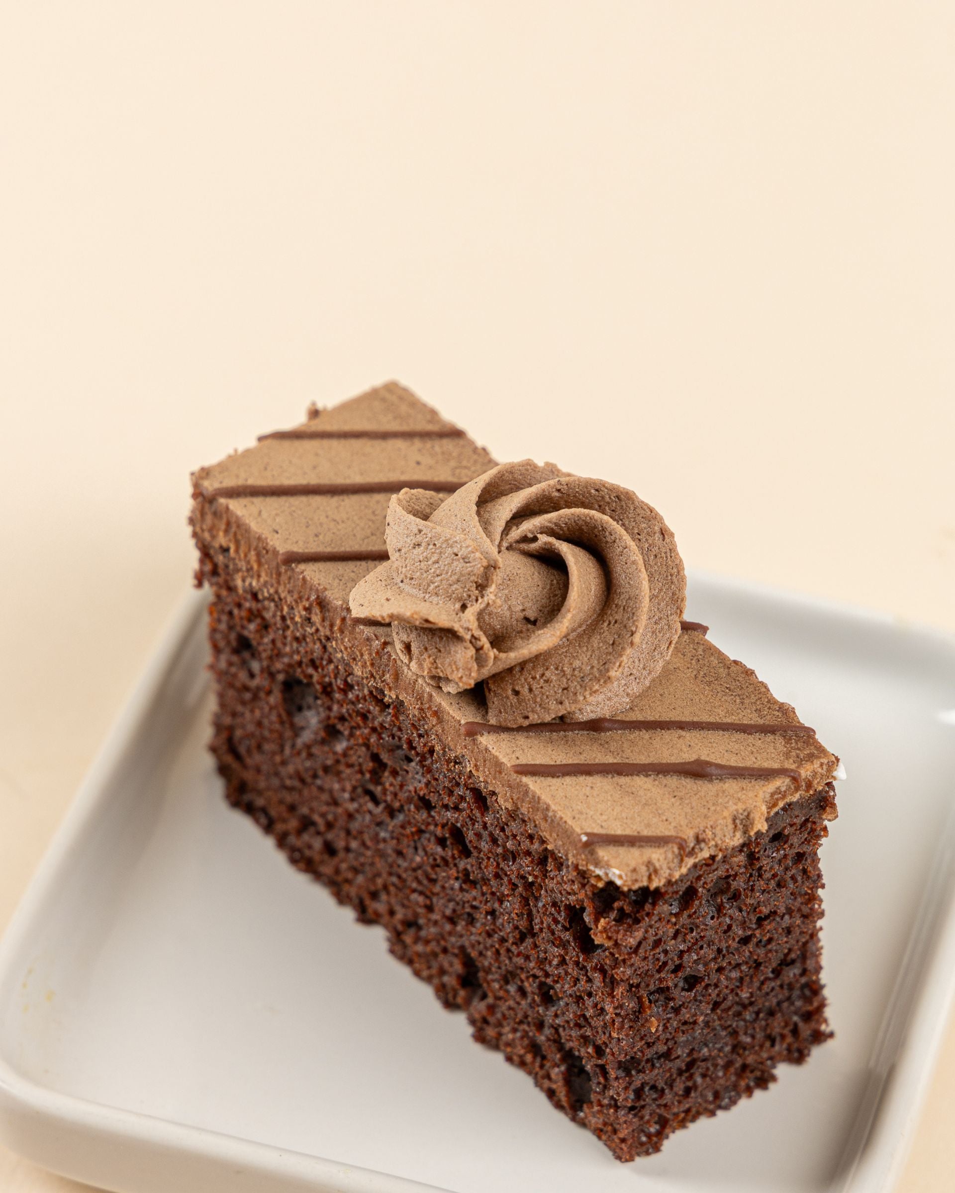 Bizcocho de chocolate (porción)