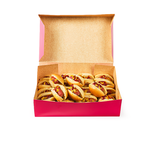 Box de mini hotdogs (25 uds.)