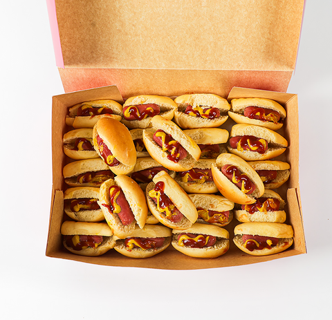 Box de mini hotdogs (25 uds.)