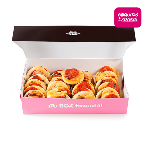 Box Mini Pizzas de pepperoni ( 25 uds.)