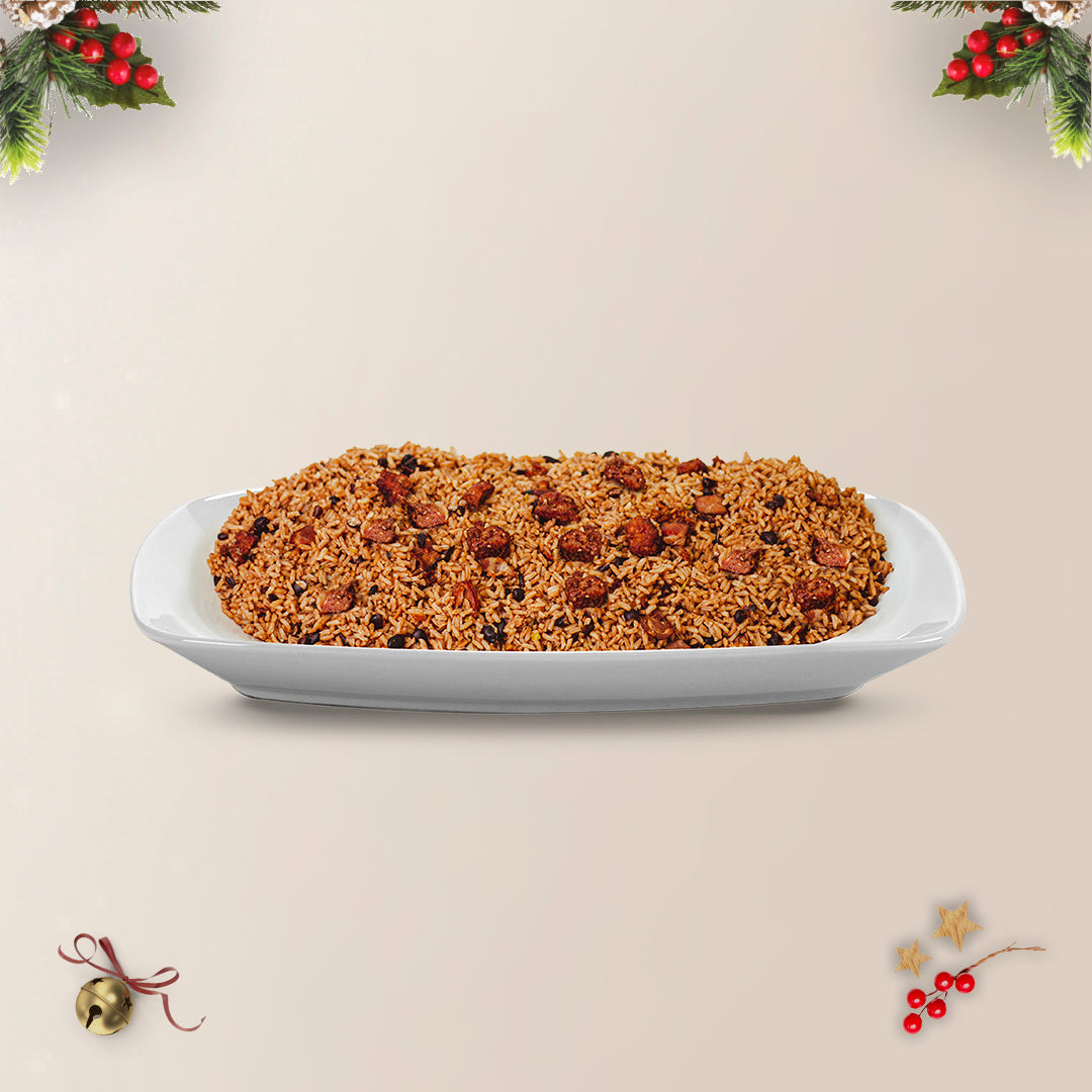 Bandeja de arroz congrí