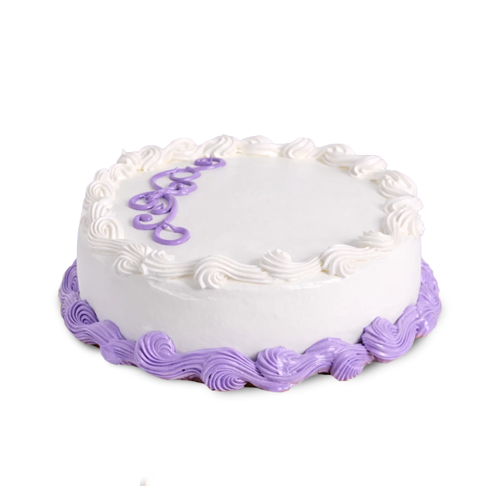 Cake vainilla tradicional lila 7"