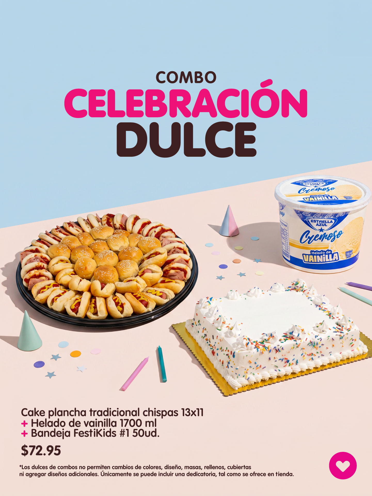 Combo Celebración Dulce