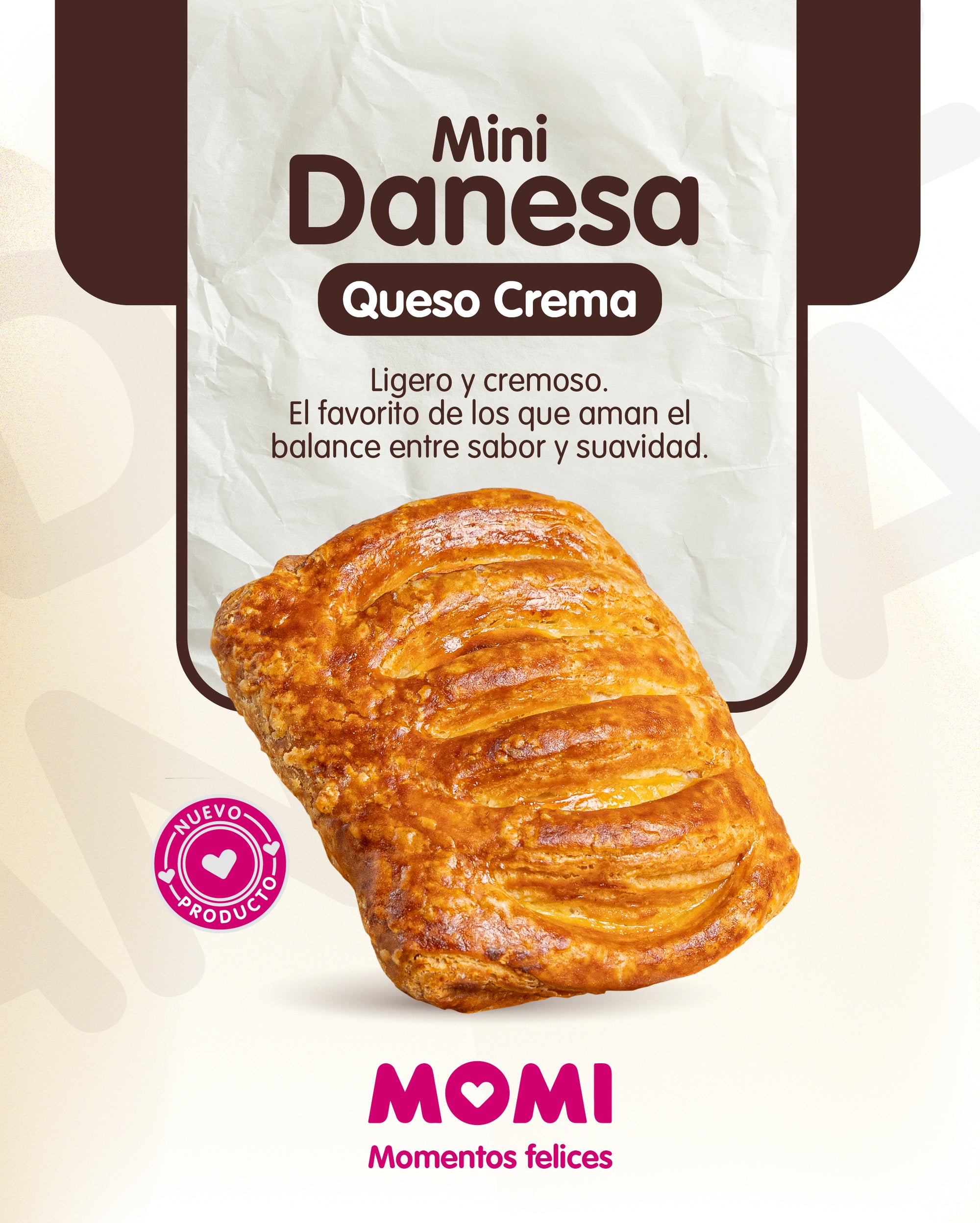 Mini danesa queso crema