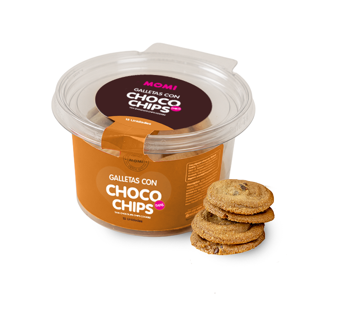 Galletas con Choco Chip - Thins (15 unidades)