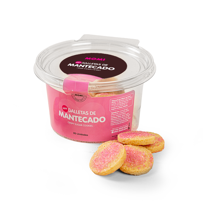 Mini Galletas de Mantecado (20 unidades)