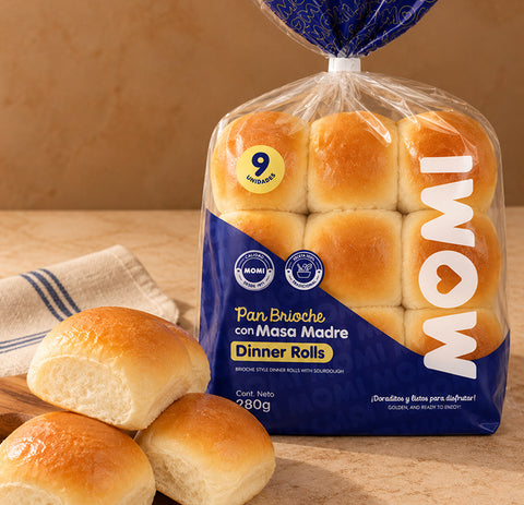 Pan Dinner Rolls Brioche Con Masa Madre