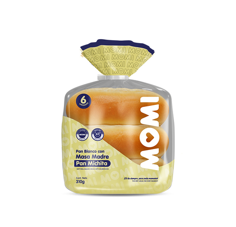 Pan Michita Con Masa Madre   (6 Uds)